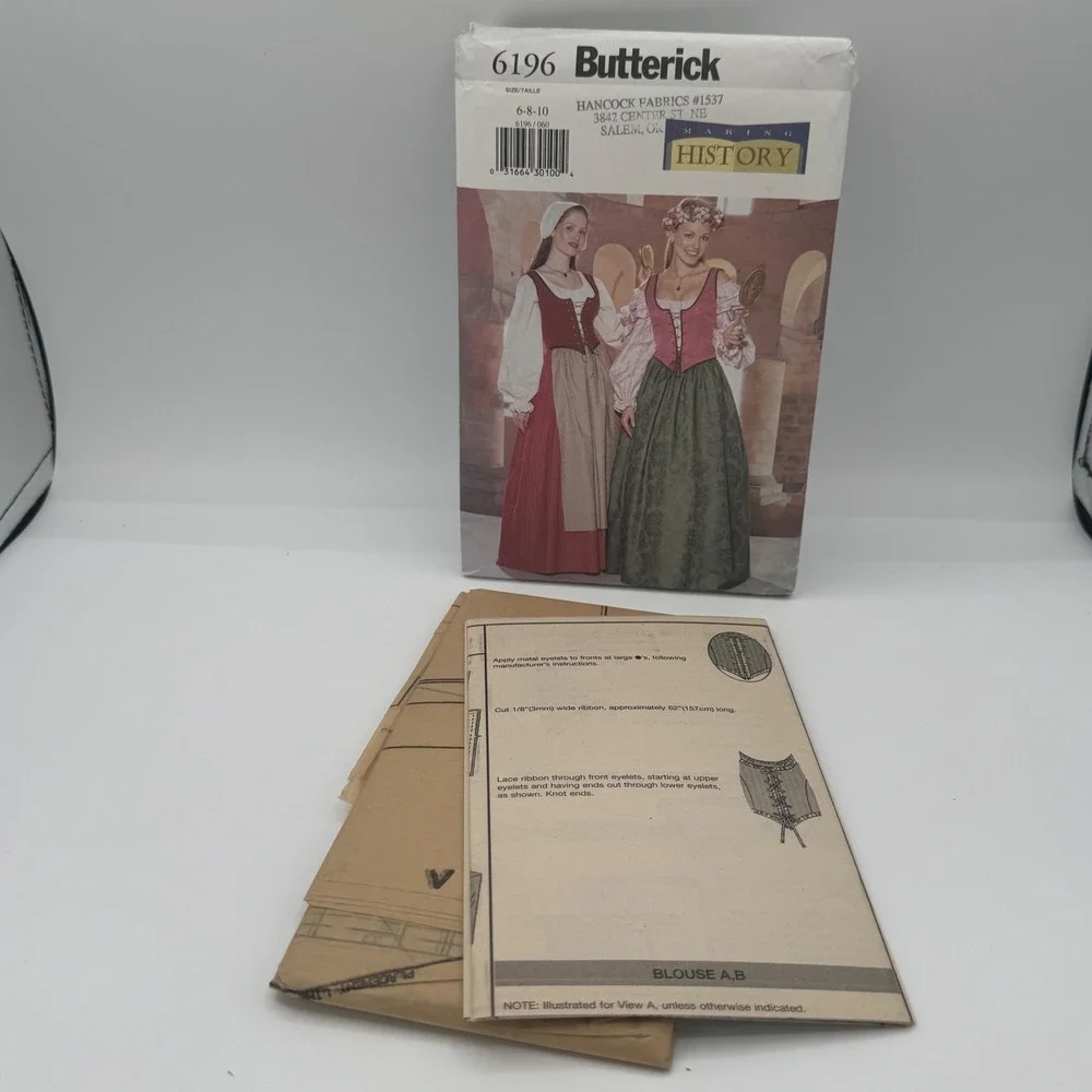 Butterick 6196 making